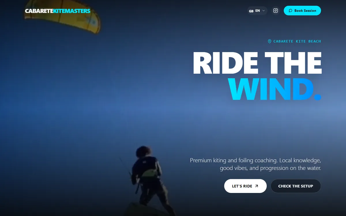 Cabarete Kite Masters homepage