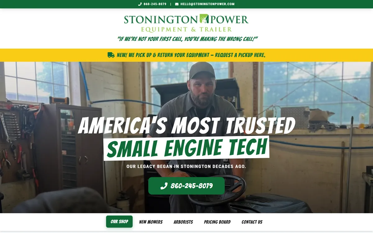 Stonington Power homepage